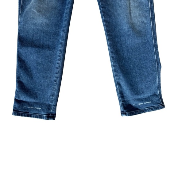 Closed Heritage Pedal Pusher Tapered Cropped Jeans Mid-Blue Size 44 High-Waist - Picture 9 of 16